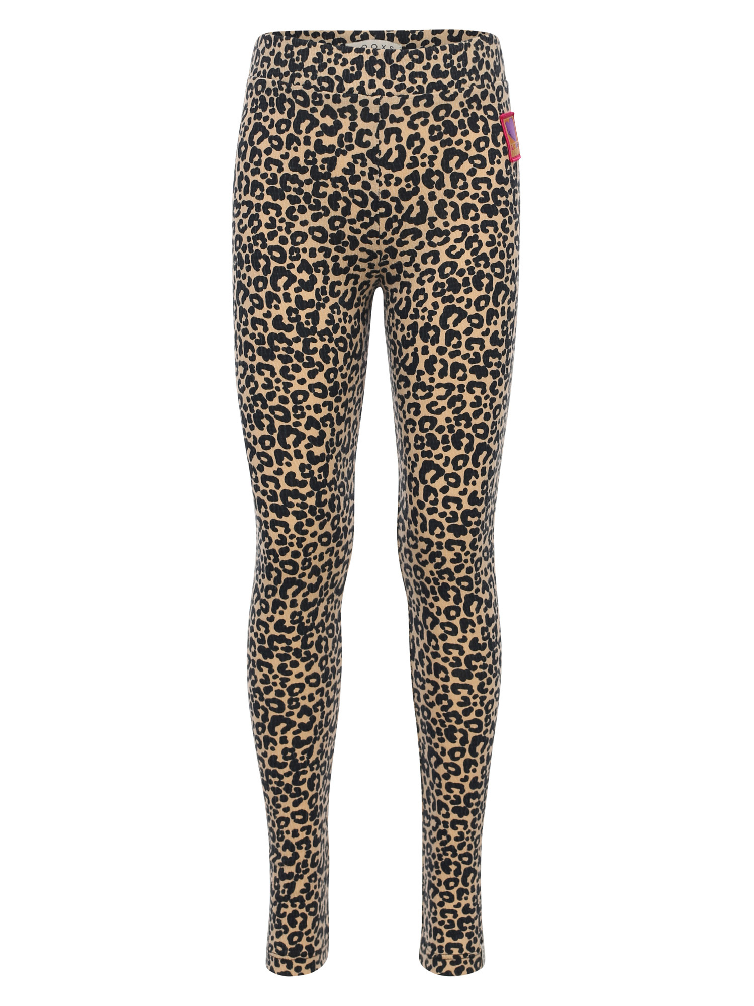 LOOXS Little winter legging meisjes - zand - luipaard