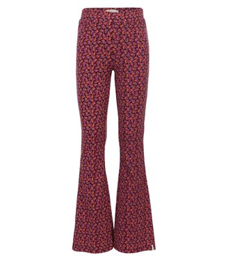LOOXS Little winter crinckle broek meisjes - roze/paars -  confetti
