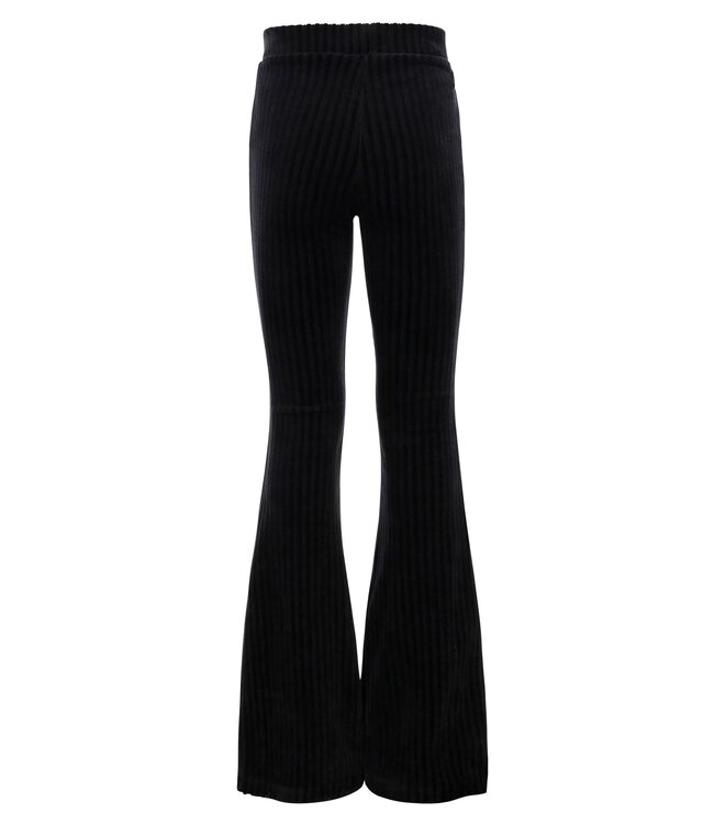 LOOXS Little winter velvet broek meisjes - grijs - rib