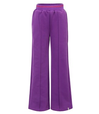 LOOXS Little winter sweat broek meisjes - paars - sportief/scuba