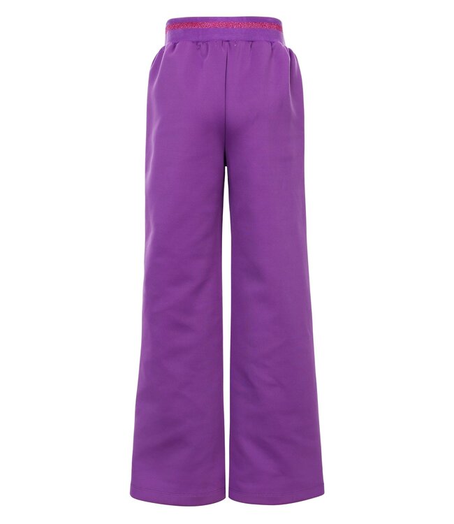LOOXS Little winter sweat broek meisjes - paars - sportief/scuba