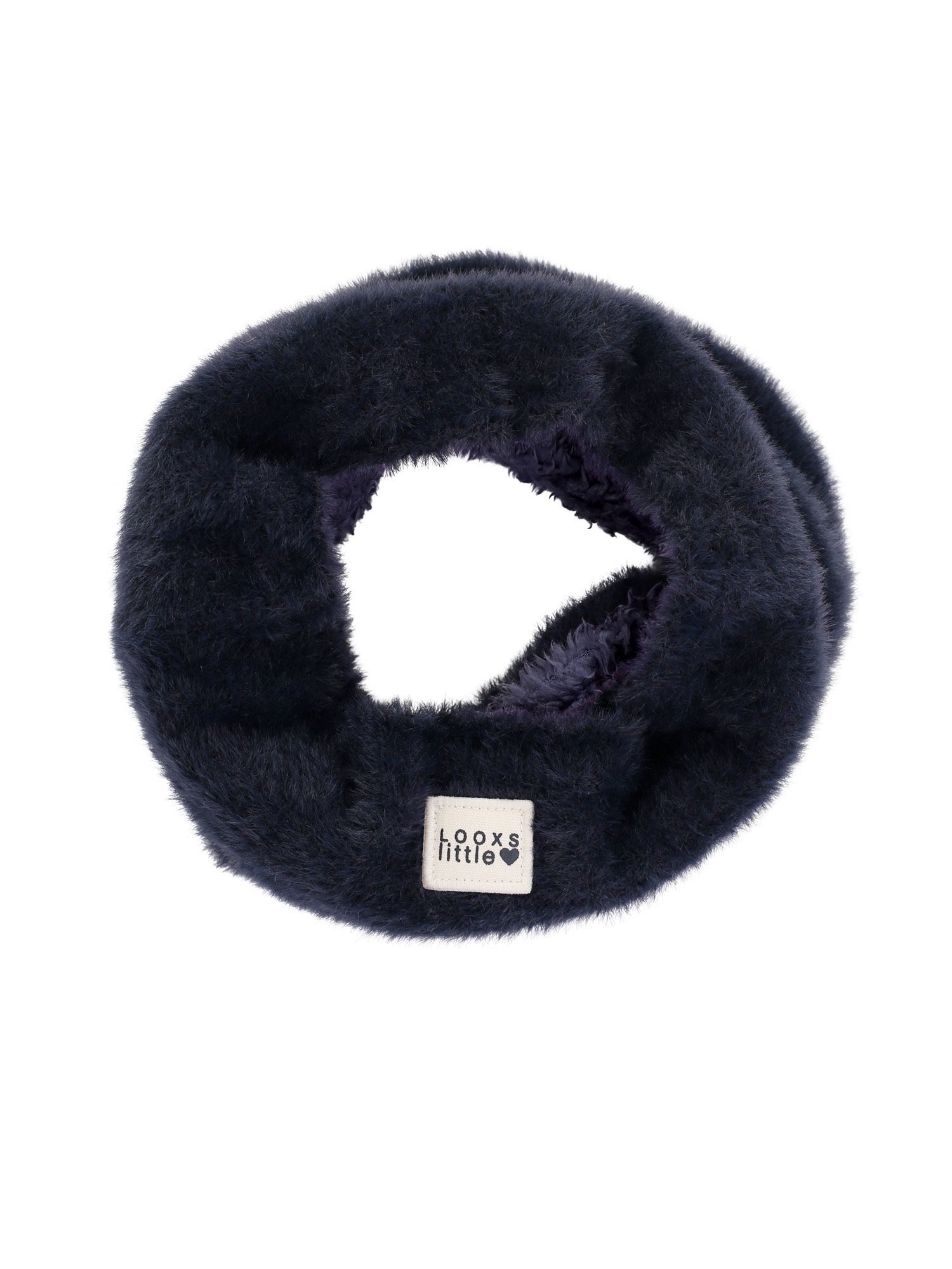 LOOXS Little winter col sjaal meisjes - navy blauw - gebreid/bond afbeelding