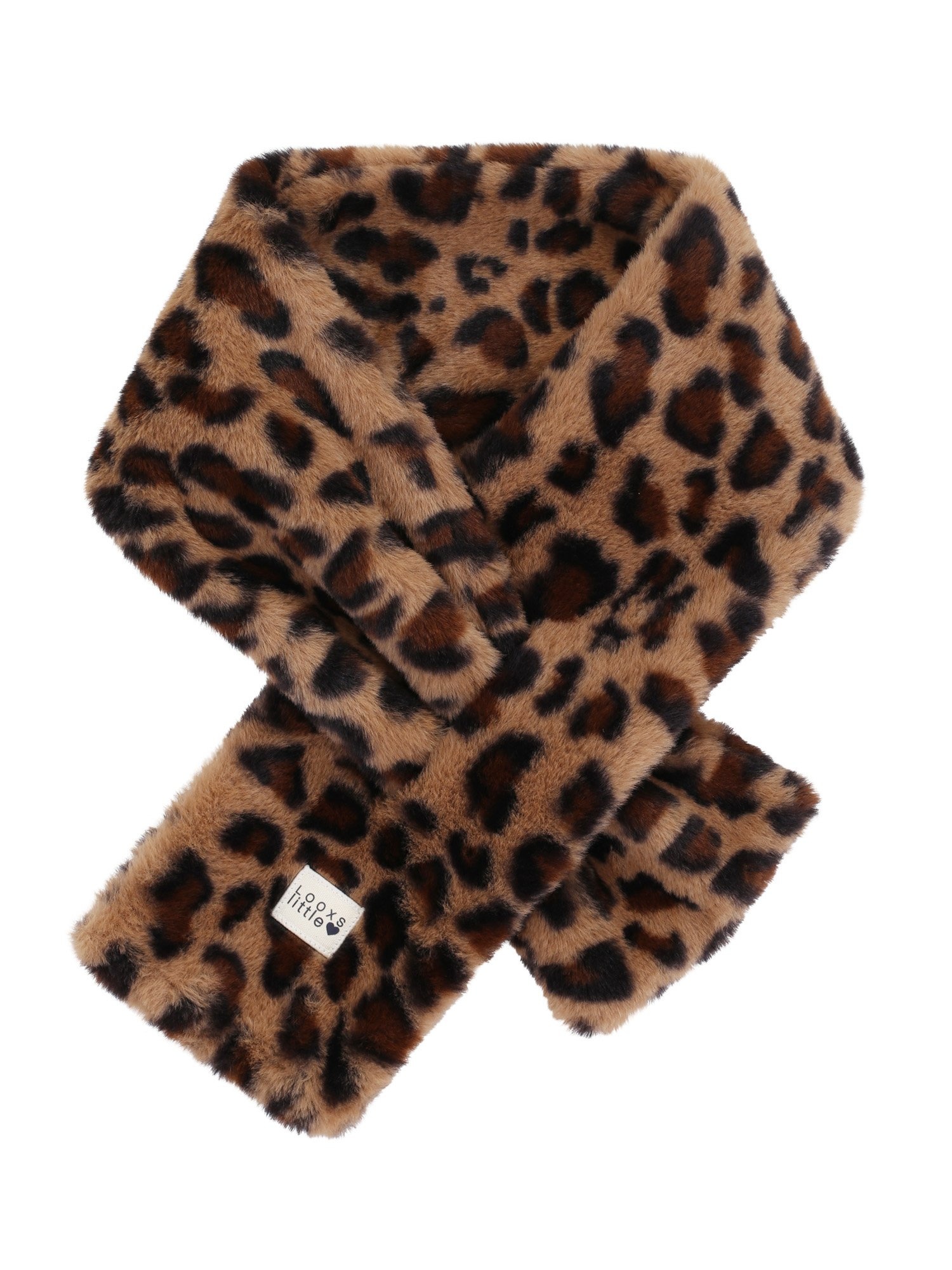 LOOXS Little winter sjaal meisjes - bruin - bond afbeelding