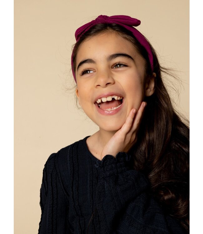 LOOXS Little winter top kant meisjes - grijs