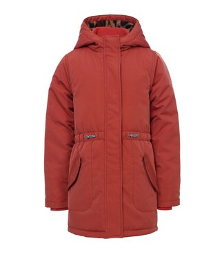 LOOXS Little winter winterjas meisjes - rood/oranje