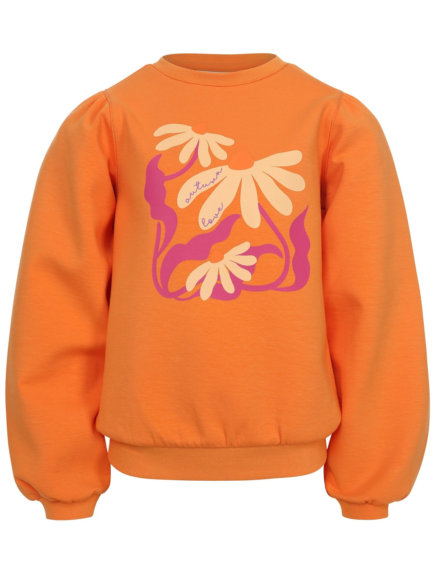 LOOXS Little winter sweater meisjes - oranje - sportief/scuba afbeelding