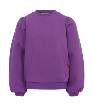 LOOXS Little winter sweater meisjes - paars - sportief/scuba