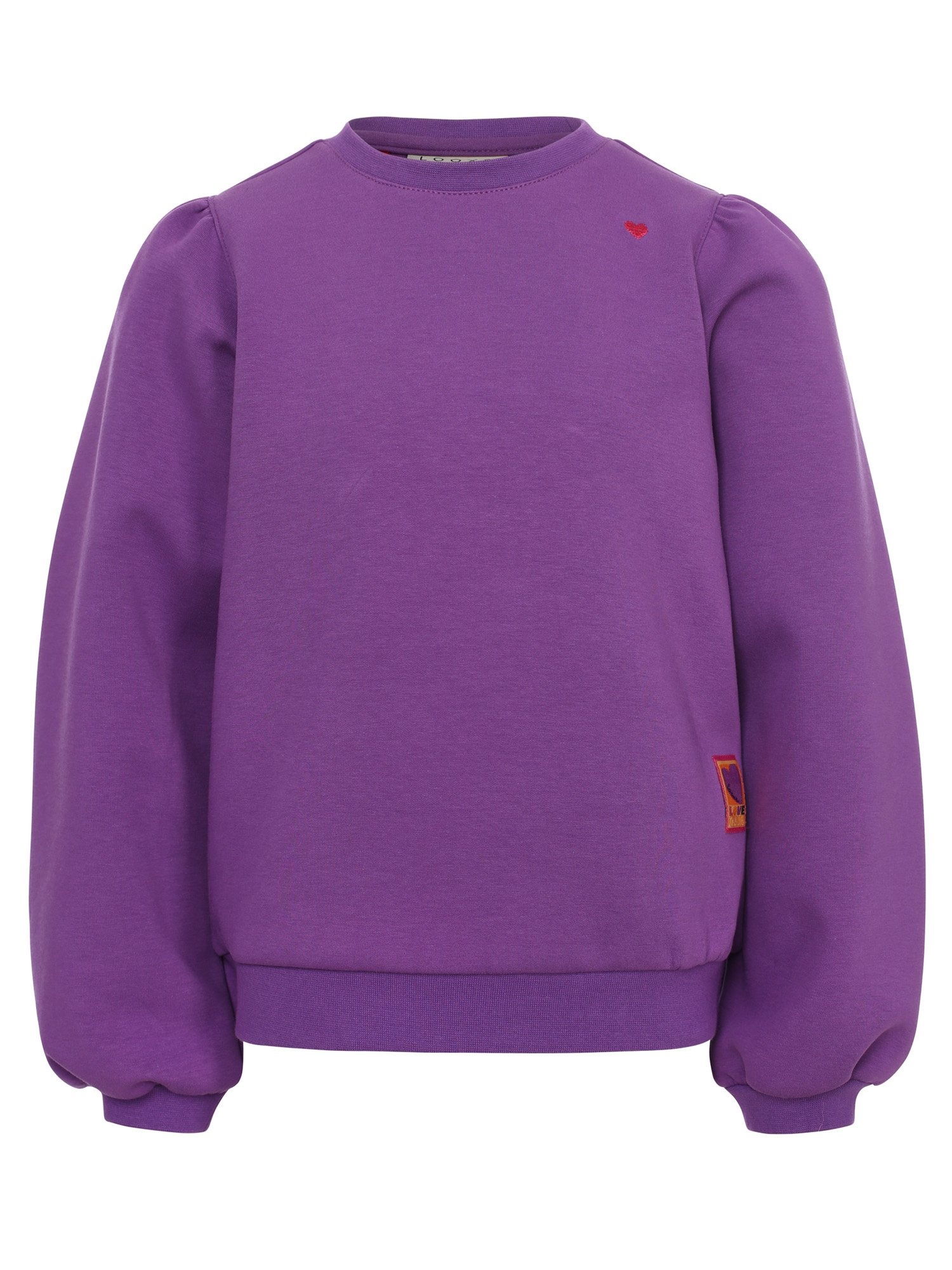 LOOXS Little winter sweater meisjes - paars - sportief/scuba afbeelding