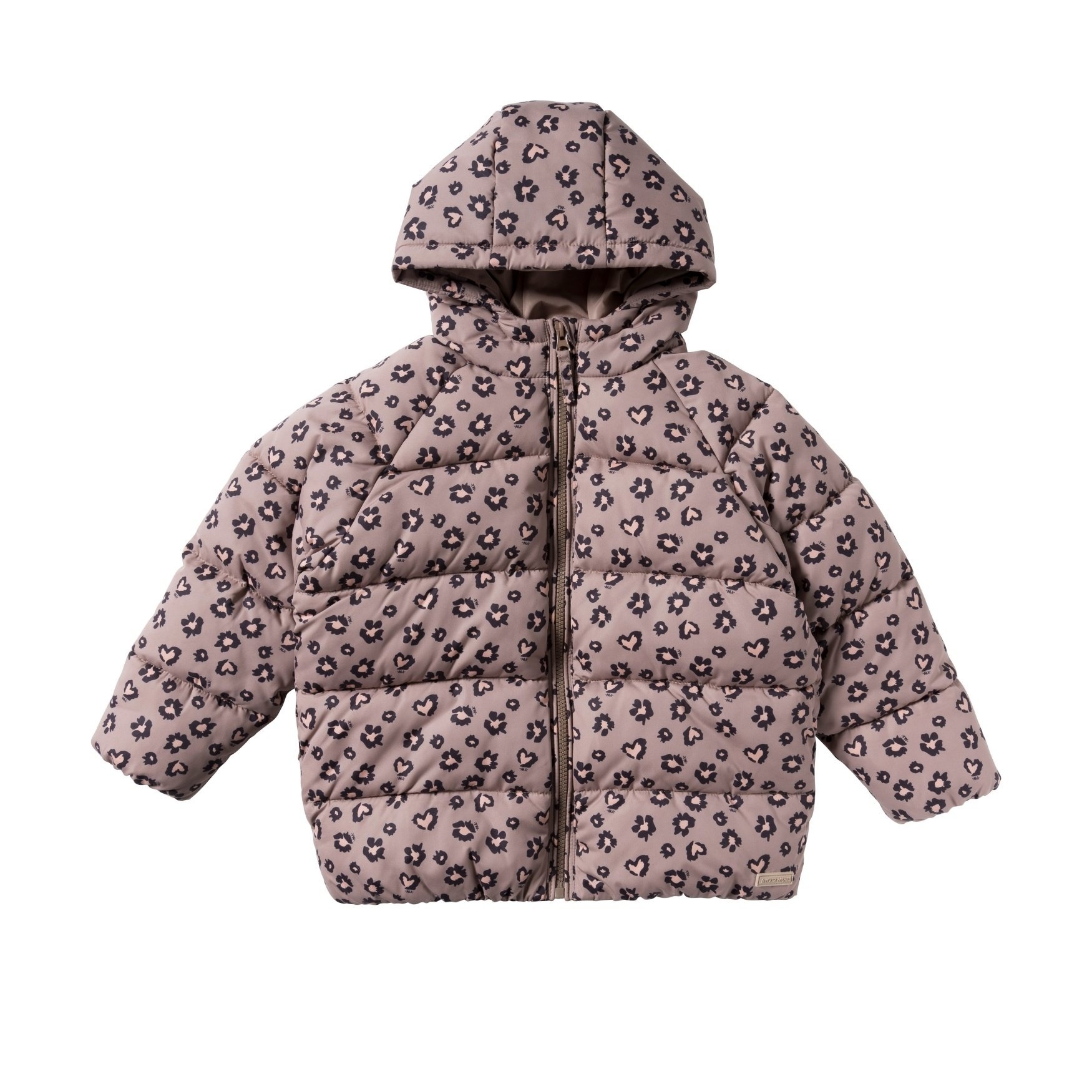 Your wishes winter winterjas meisjes - oranje - Sweet Leopard - puffer afbeelding