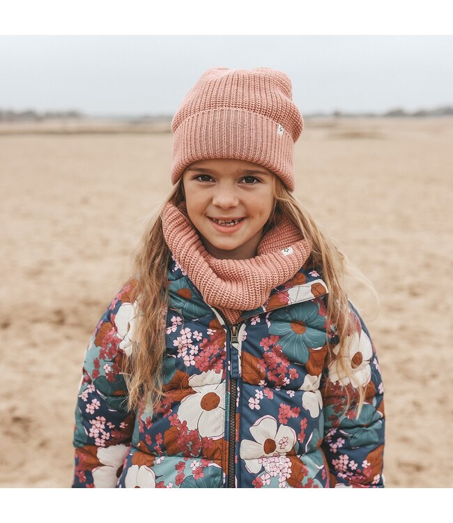 Your wishes winter sjaal meisjes - roze - gebreid