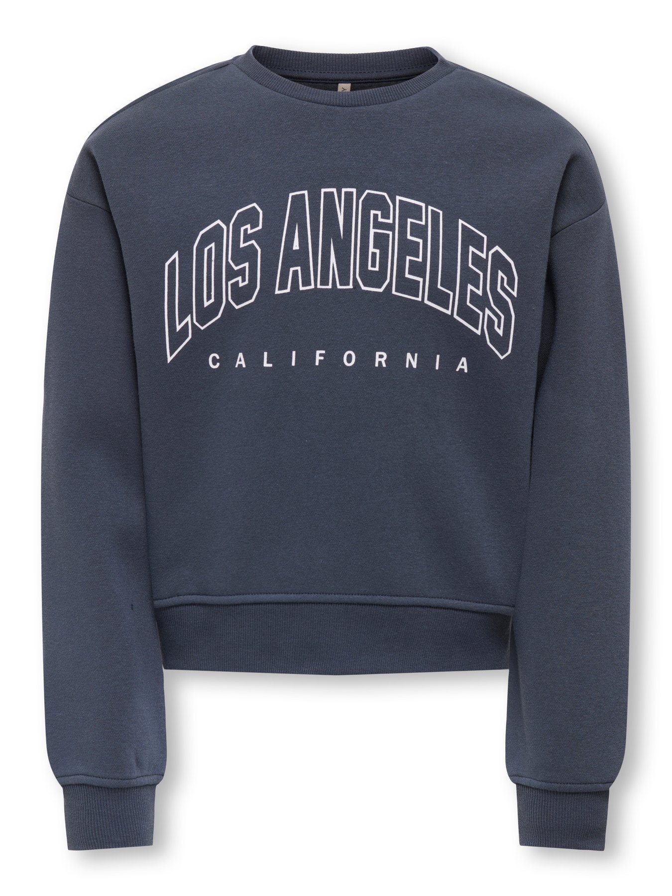 Kids ONLY winter sweater meisjes - blauw - KogSweat - loose fit afbeelding