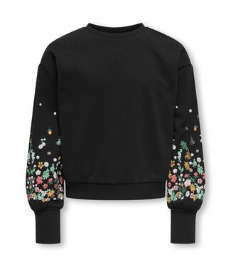 Kids ONLY winter sweater meisjes - zwart - KogBrooke - regular fit