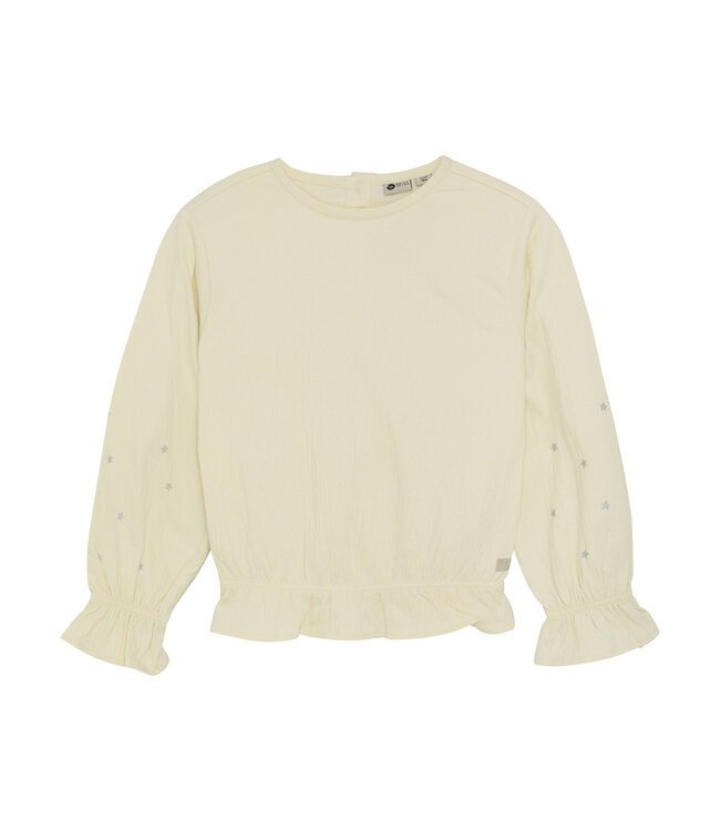 Daily7 winter t-shirt meisjes - wit - longsleeve/Smock