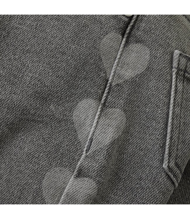 Daily7 winter jeansbroek meisjes - grijs - wide fit