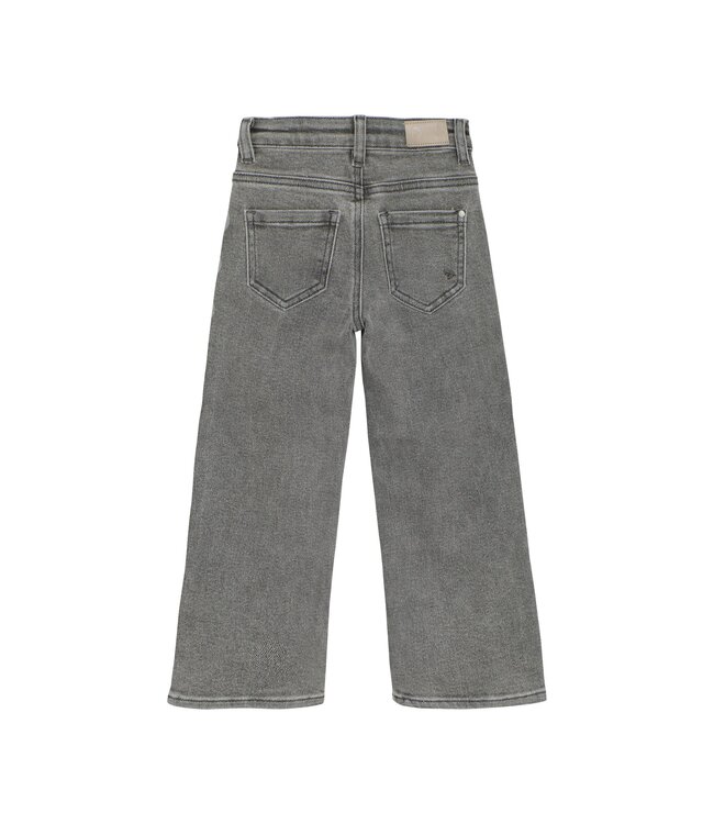 Daily7 winter jeansbroek meisjes - grijs - wide fit