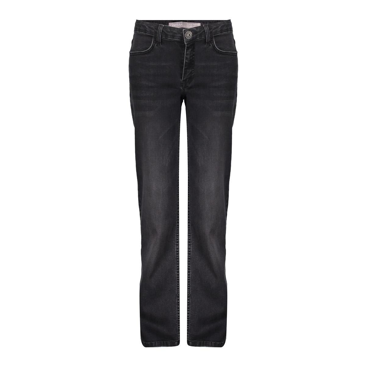 Geisha winter wide leg jeans meisjes - zwart afbeelding