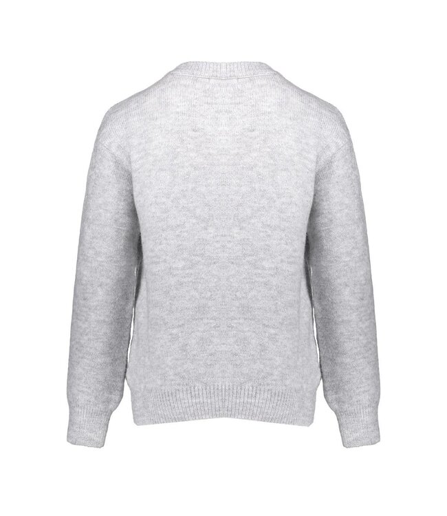 Geisha winter trui meisjes - grijs/zwart - NYC