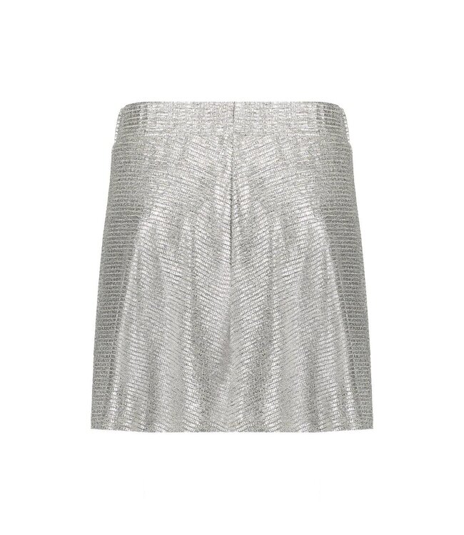 Geisha winter shiny rok meisjes - zilver