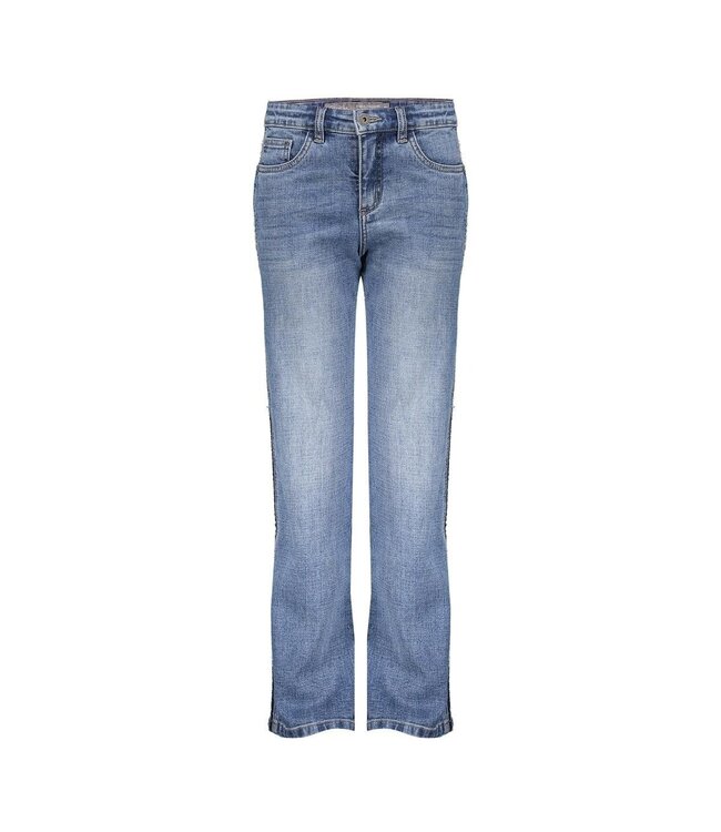 Geisha winter jeans meisjes - blauw - piping