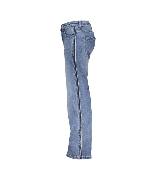 Geisha winter jeans meisjes - blauw - piping