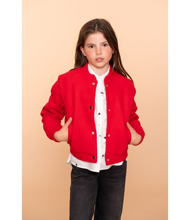 Geisha winter bomberjas meisjes - rood