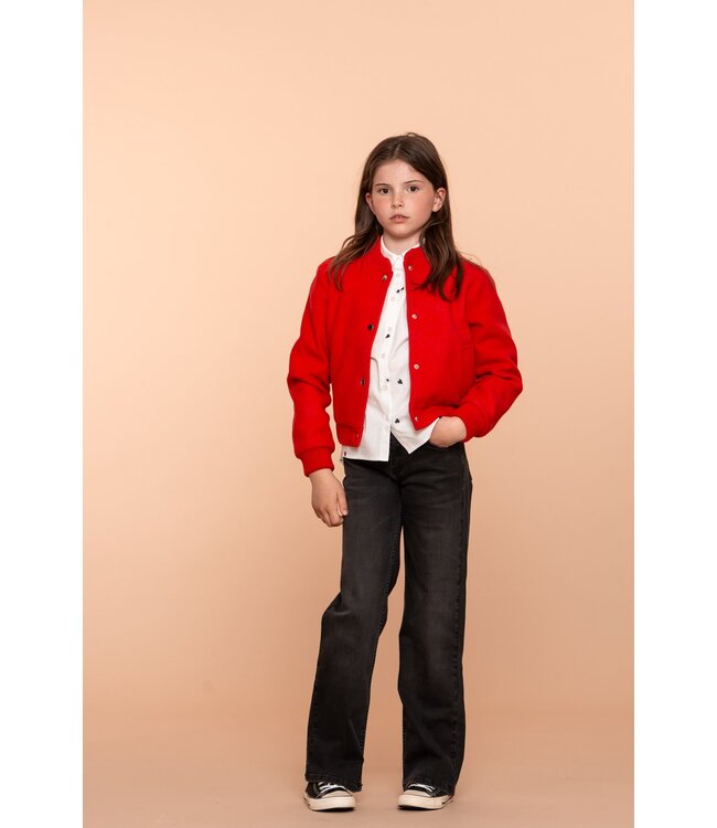 Geisha winter bomberjas meisjes - rood