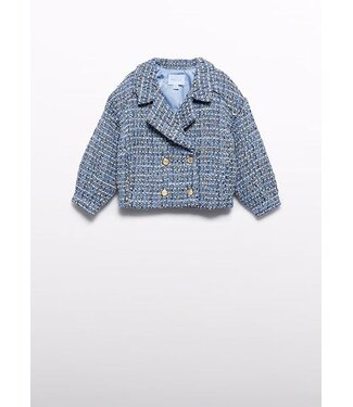 Abel & Lula winter jasje meisjes - licht blauw