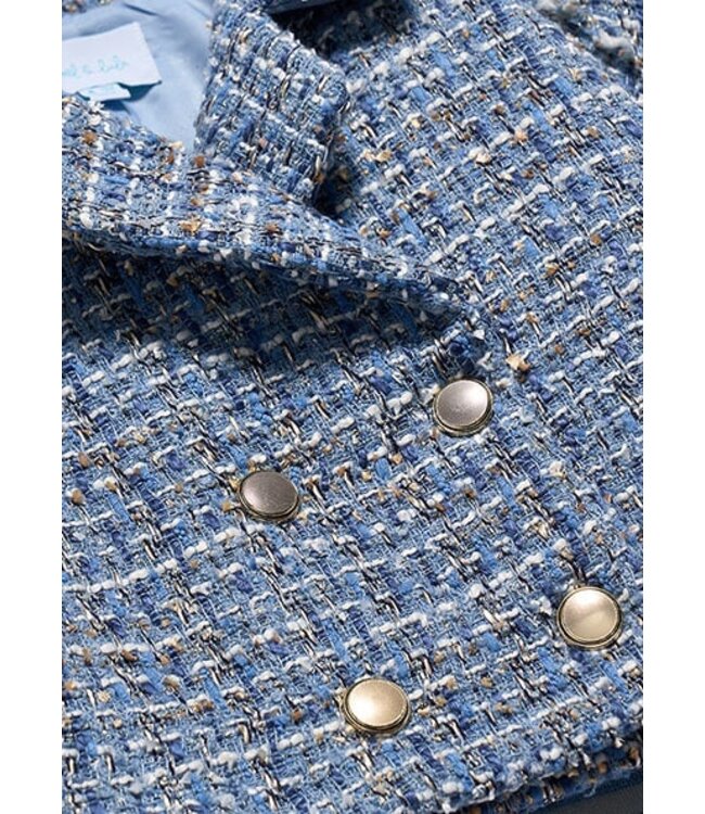 Abel & Lula winter jasje meisjes - licht blauw