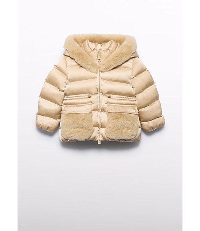 Abel & Lula winter winterjas meisjes - beige