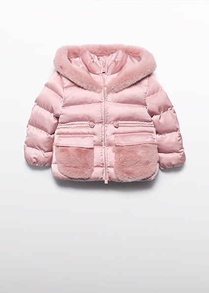 Abel & Lula winter winterjas meisjes - roze afbeelding 1