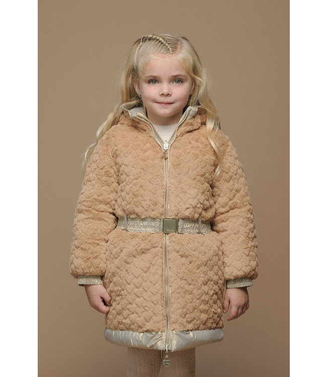 Le Chic winter winterjas meisjes - goud - Beth - reversible