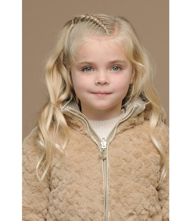 Le Chic winter bomberjack meisjes - goud - Bente - reversible
