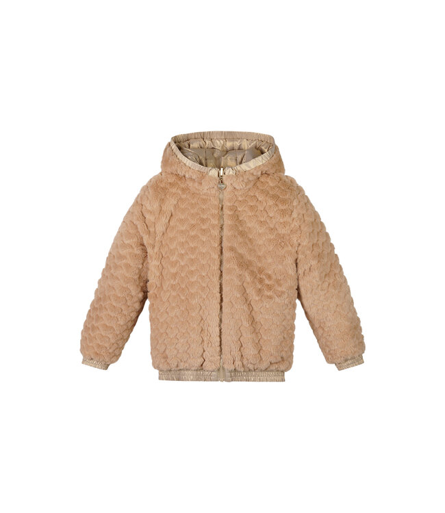 Le Chic winter bomberjack meisjes - goud - Bente - reversible