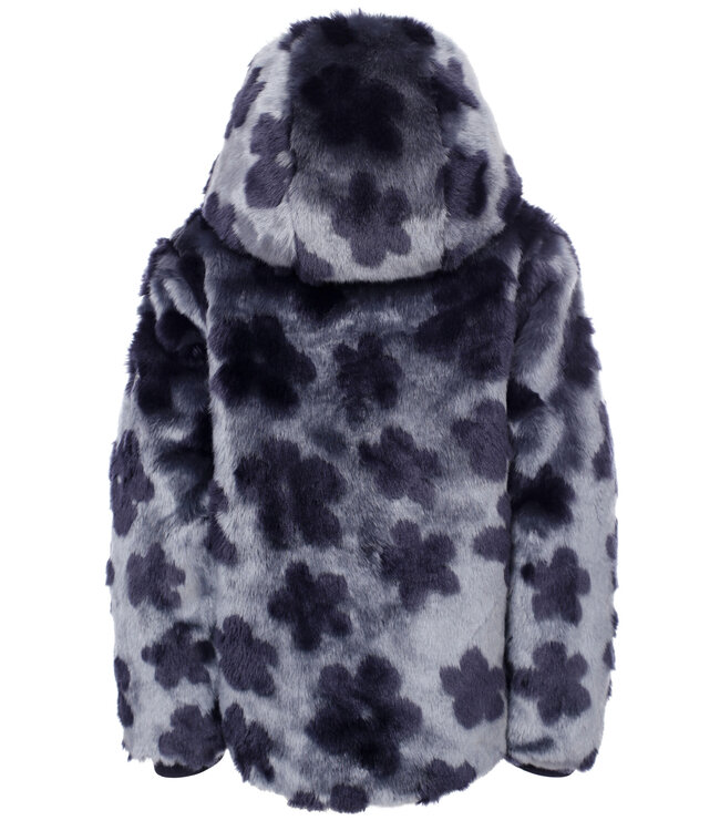 LOOXS Little winter winterjas meisjes - navy blauw - reversible