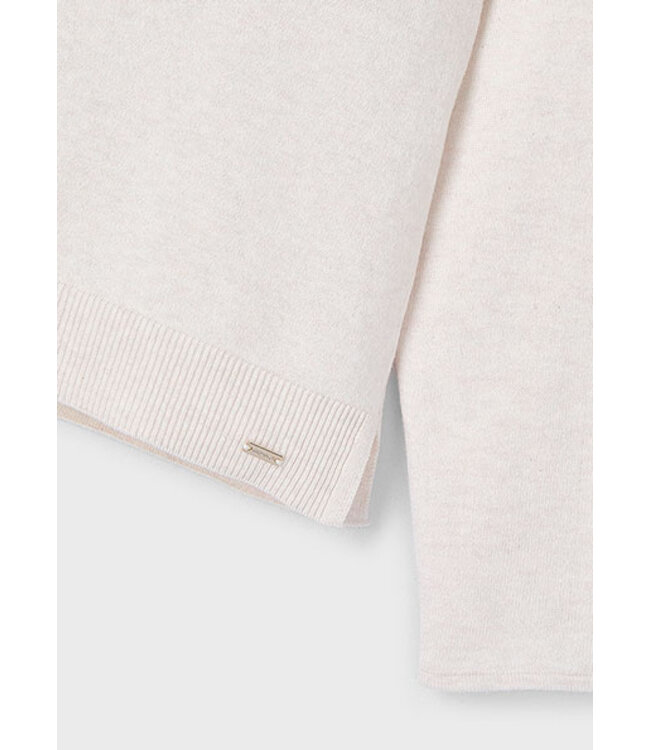 Mayoral winter sweater meisjes - zand - coltrui - gebreid