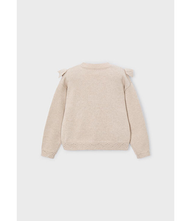 Mayoral winter sweater meisjes - zand - gebreid