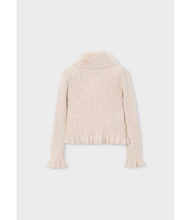 Mayoral winter vest meisjes - beige - fur