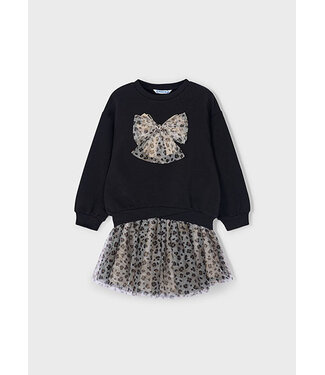 Mayoral winter rok-set meisjes - zwart - tule