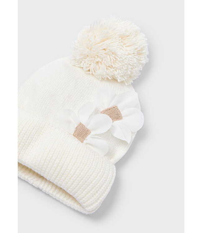 Mayoral winter muts-sjaal set meisjes - bruin - zand