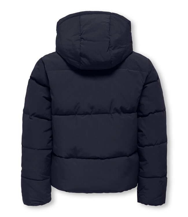 Kids ONLY winter winterjas meisjes - blauw - puffer - Kogmalia