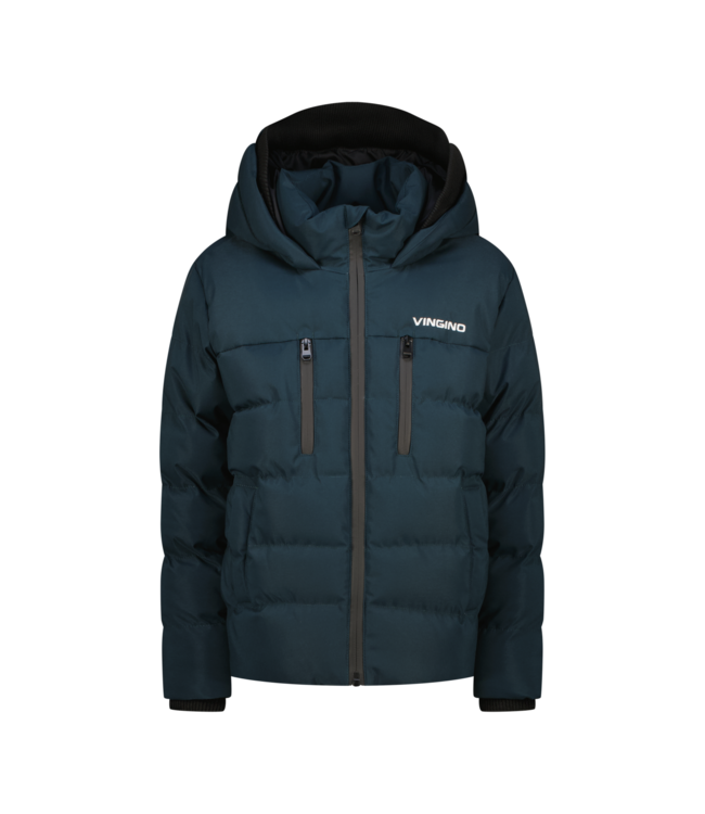 Vingino winter winterjas jongens -donker groen - Tigon - comfort