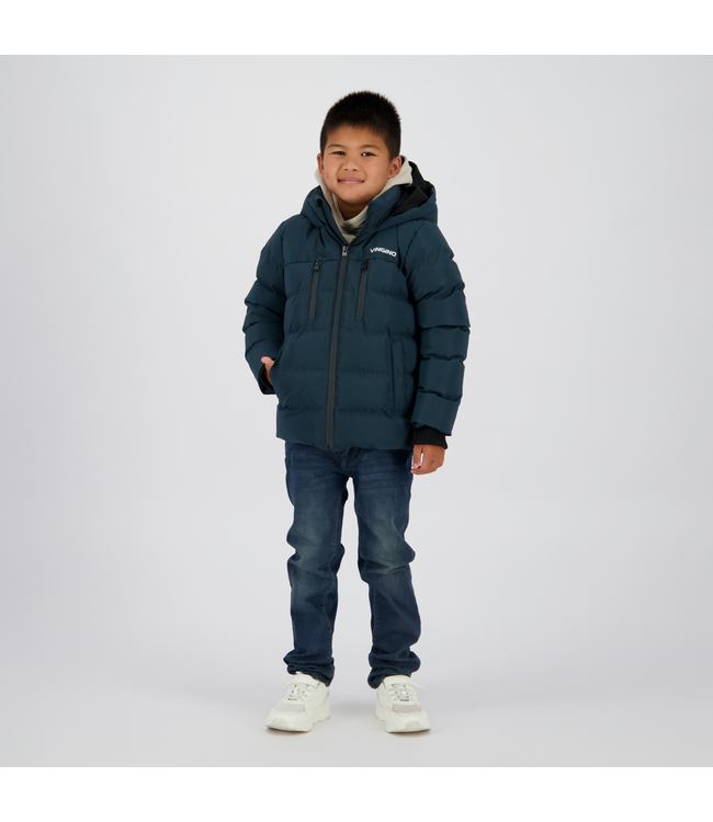 Vingino winter winterjas jongens -donker groen - Tigon - comfort