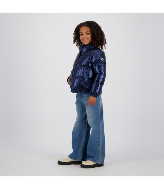 Vingino winter winterjas meisjes - donker blauw - Tarin - capuchon