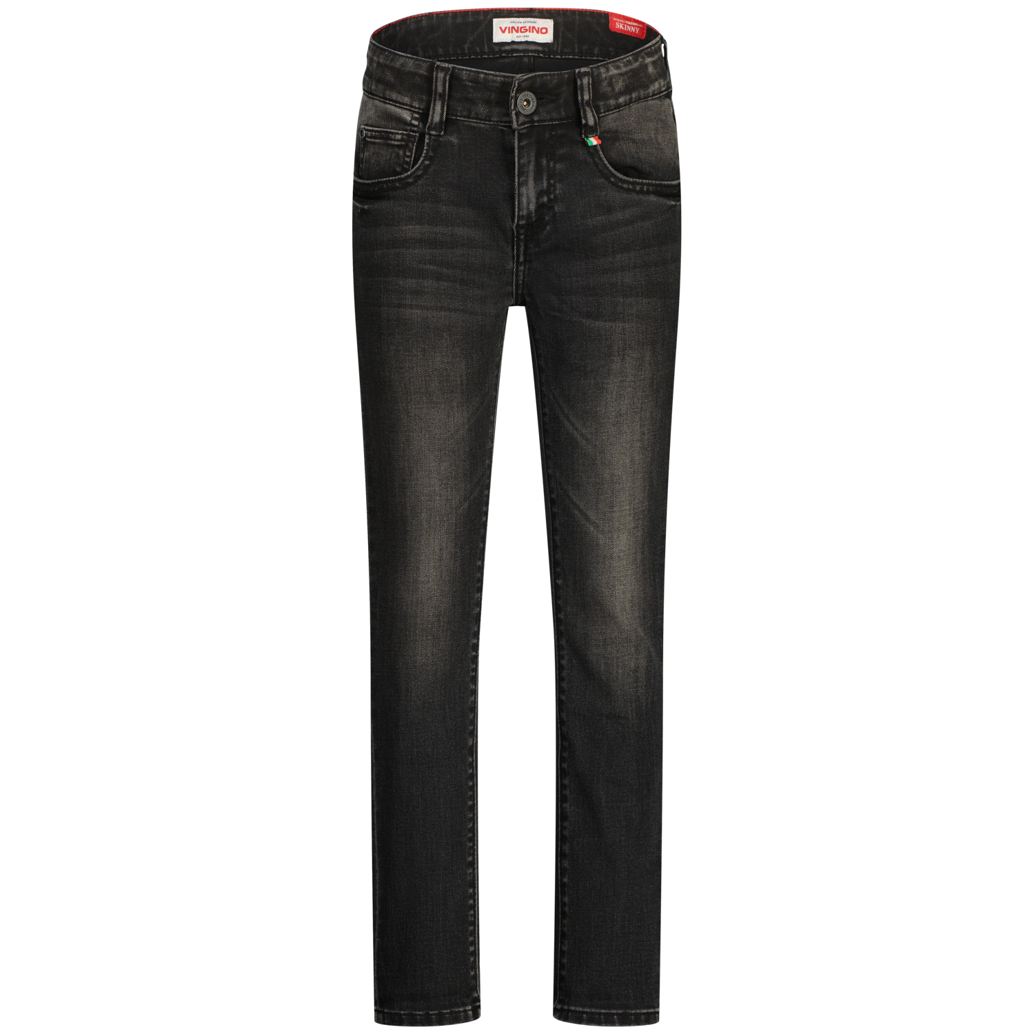Vingino winter jeansbroek jongens - zwart - Anzio - skinny fit afbeelding
