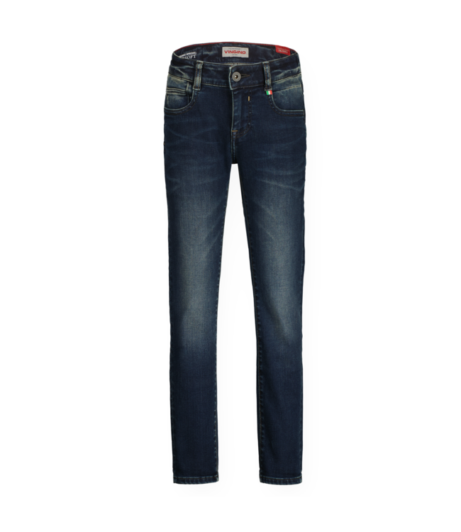 Vingino winter jeansbroek jongens - donker blauw - Amos - skinny fit