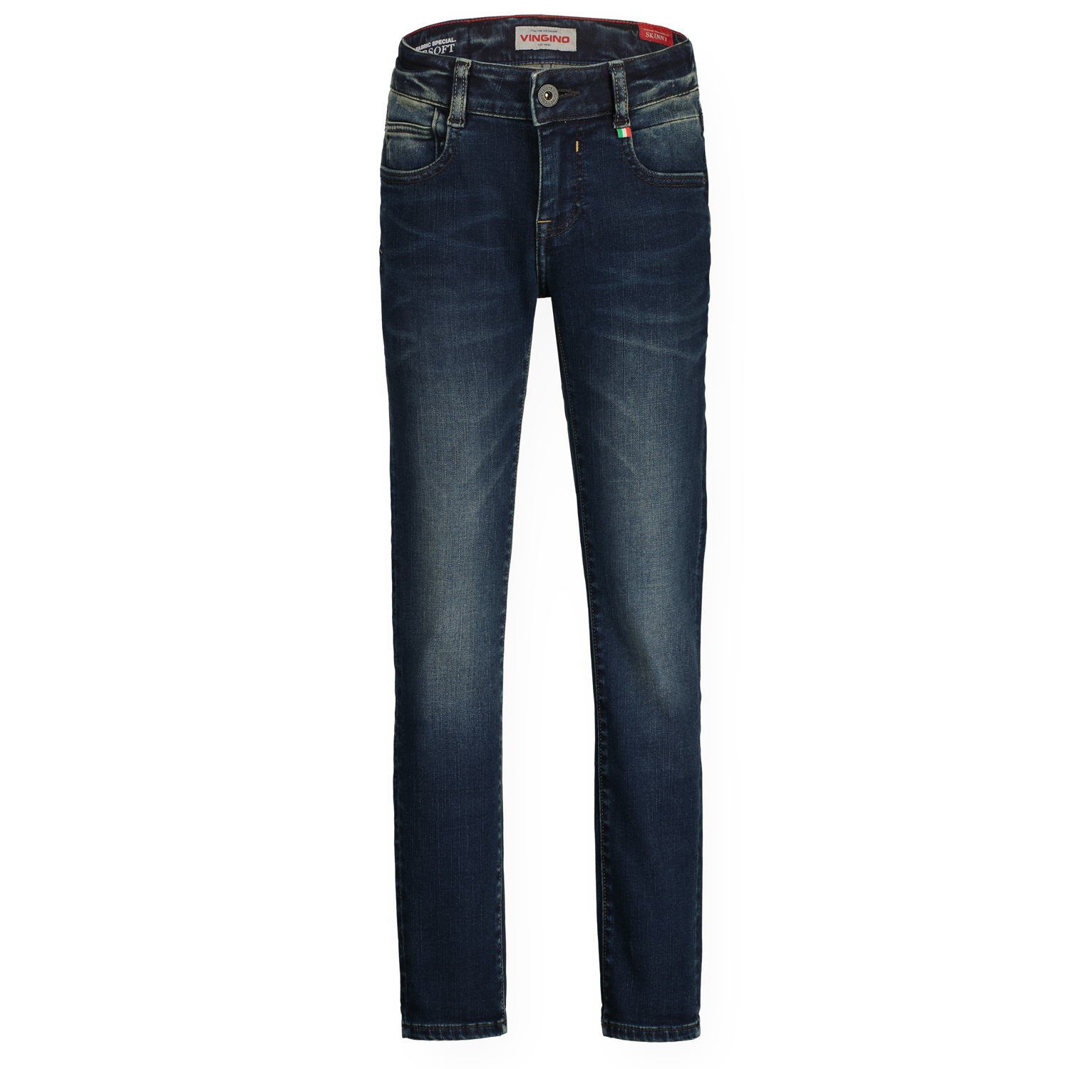 Vingino winter jeansbroek jongens - donker blauw - Amos - skinny fit afbeelding