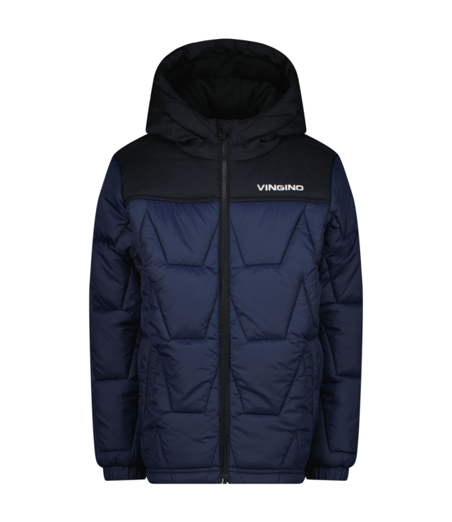 Vingino winter winterjas jongens - donker blauw - Tjay - comfort