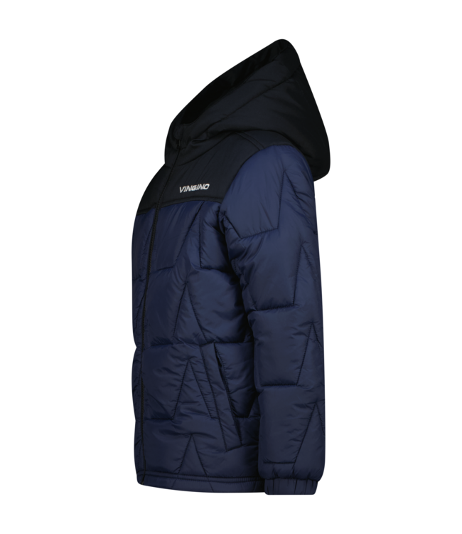 Vingino winter winterjas jongens - donker blauw - Tjay - comfort