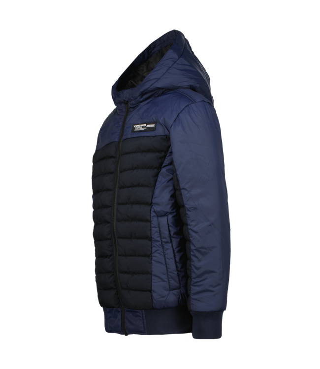 Vingino winter winterjas jongens - donker blauw - Taceon - capuchon