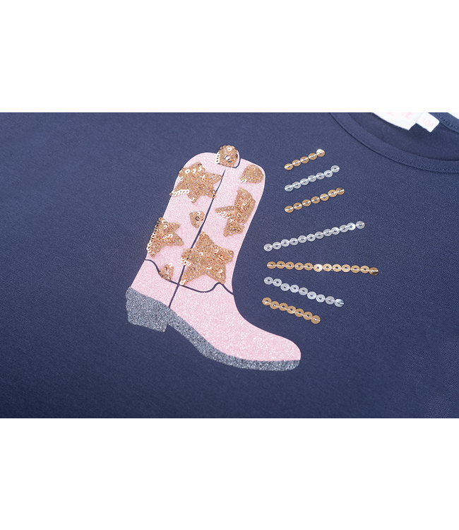 Someone winter t-shirt meisjes - navy blauw - longsleeve - Daphne